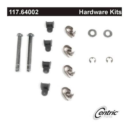Centric Disc Brake Hardware Kit, Parts 117.64002